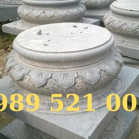 Chân kê cột đá hình đài sen - Lăng Mộ Đá Trường Thành