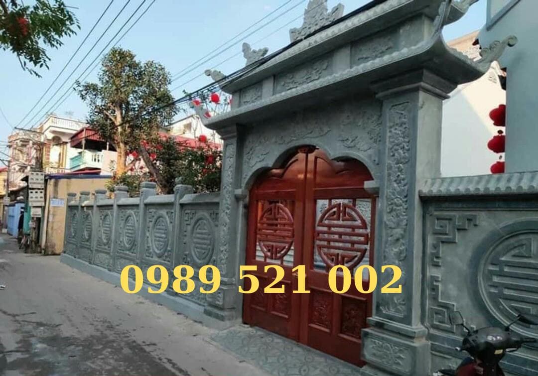 CỔNG ĐÁ NHÀ THỜ HỌ XANH RÊU - Lăng Mộ Đá Trường Thành