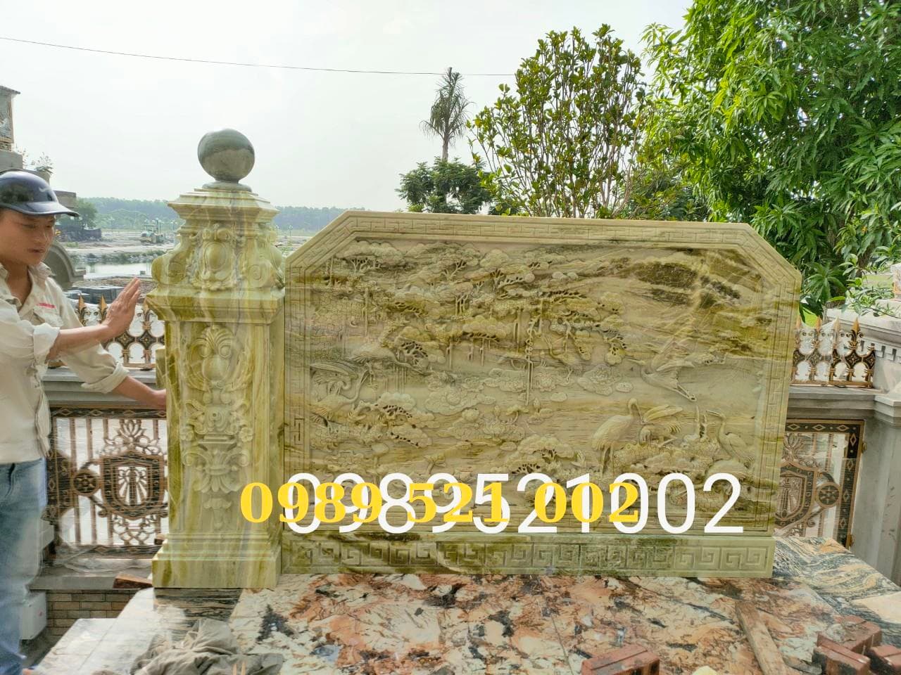 Cuốn thư đá đá Vàng - Lăng Mộ Đá Trường Thành