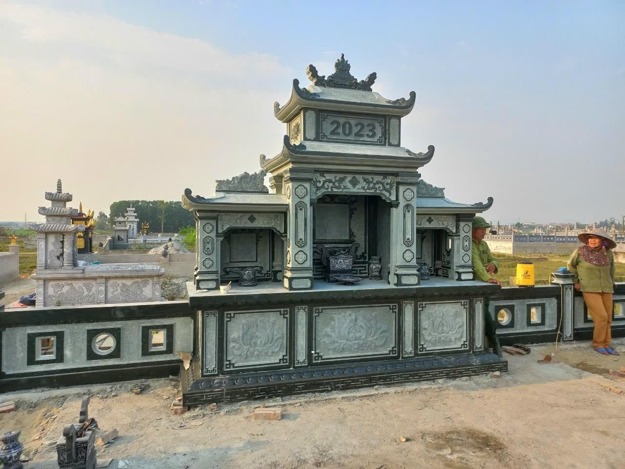 Lăng mộ đá xanh rêu LM 121 - Lăng Mộ Đá Trường Thành