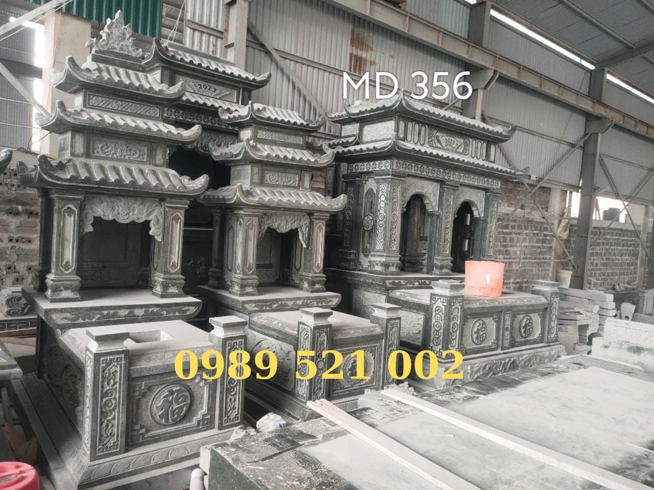 Mộ 3 đao đá xanh rêu - Lăng Mộ Đá Trường Thành