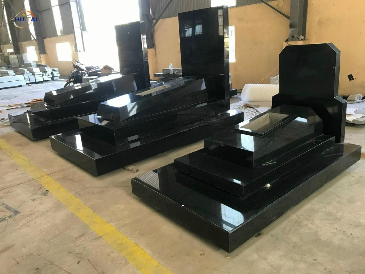 Mộ bành đá granit MB 124 - Lăng Mộ Đá Trường Thành