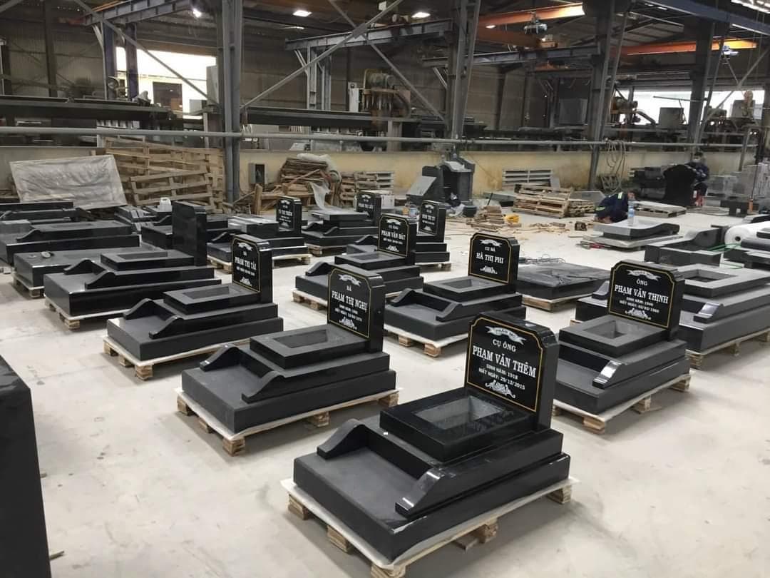 Mộ bành đá granite GR 222 - Lăng Mộ Đá Trường Thành