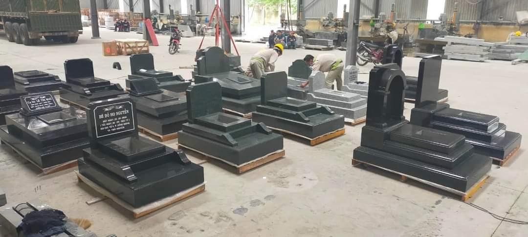 Mộ bành đá granite GR 228 - Lăng Mộ Đá Trường Thành