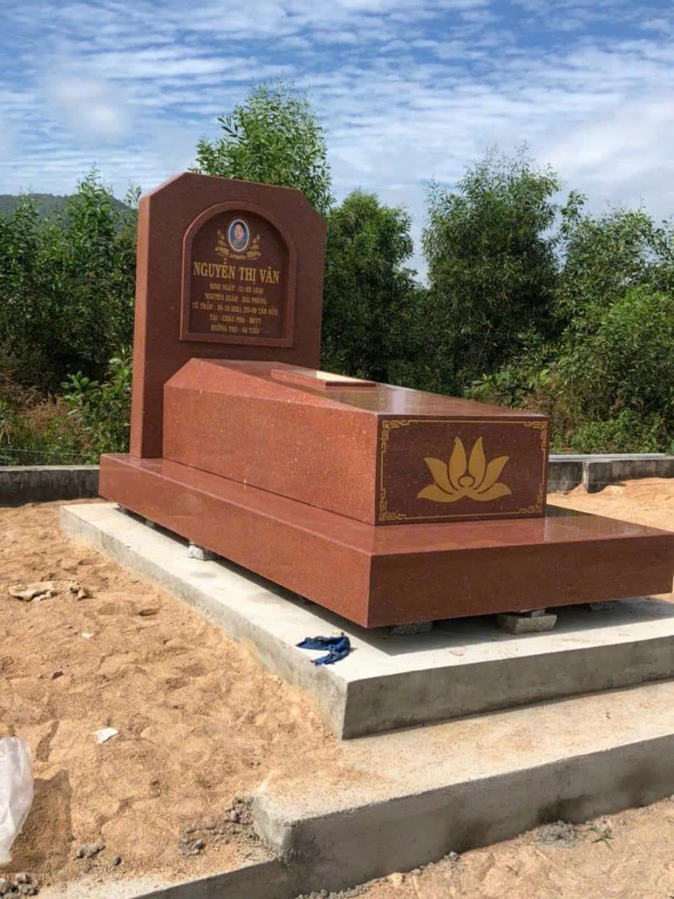 Mộ bành đá granite MB 983 - Lăng Mộ Đá Trường Thành