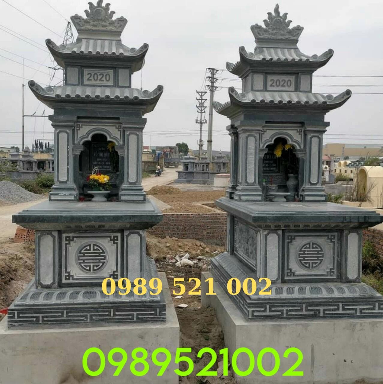 Mộ đá 2 đao xanh rêu - Lăng Mộ Đá Trường Thành