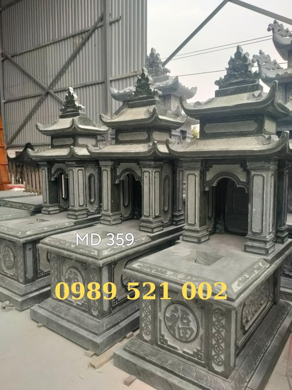 mộ đá 2 đao xanh rêu - Lăng Mộ Đá Trường Thành