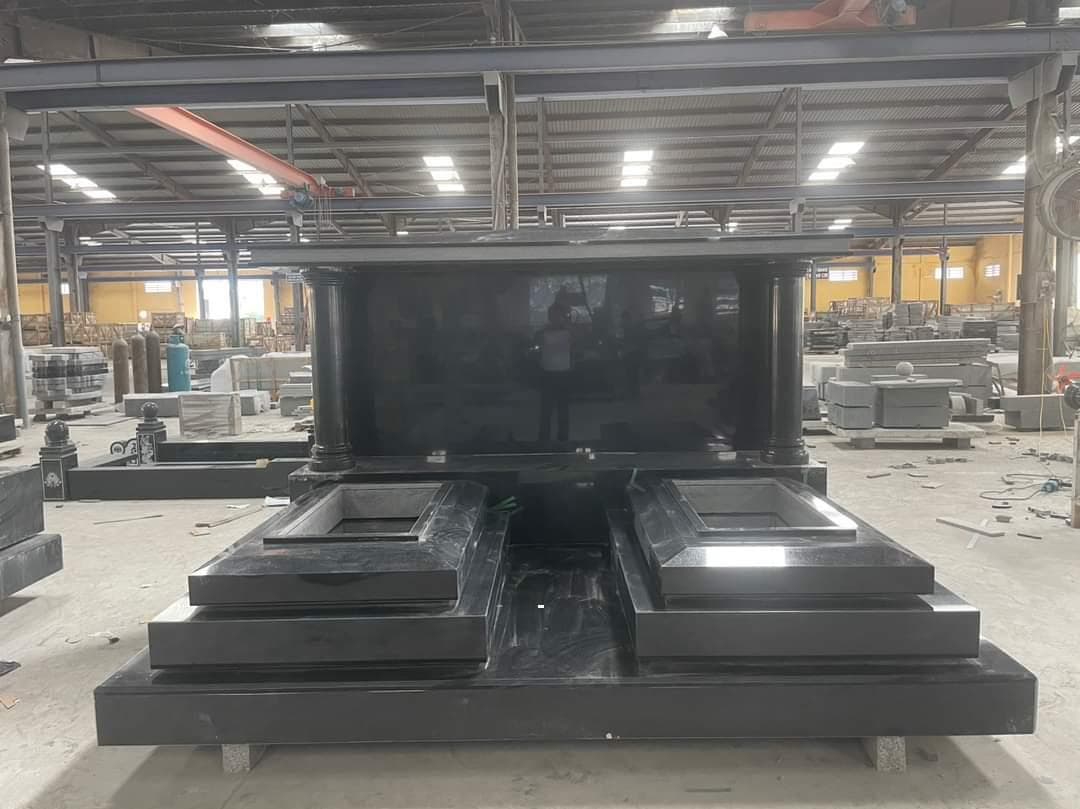 Mộ đá một mái đá granit MB 93 - Lăng Mộ Đá Trường Thành