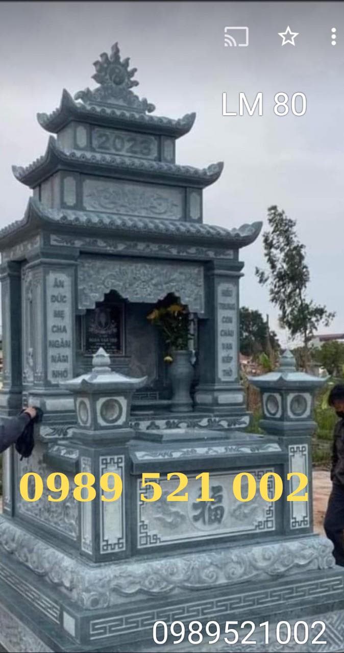 Mộ đá xanh rêu 3 đao - Lăng Mộ Đá Trường Thành