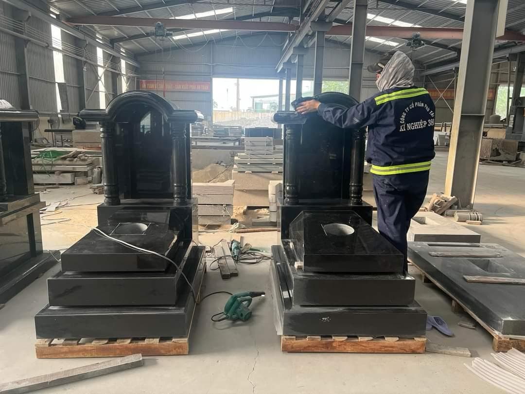 Mộ mái vòm đá granite MV 365 - Lăng Mộ Đá Trường Thành