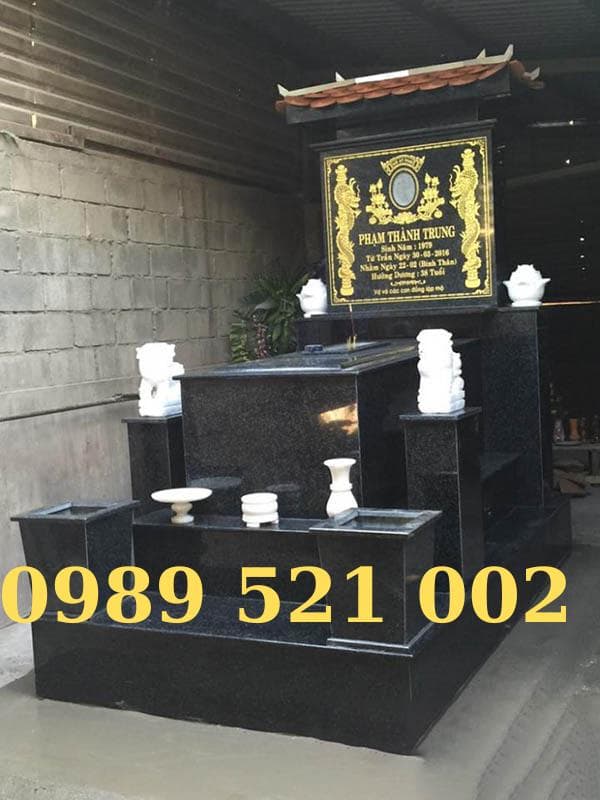 Mộ ốp đá hoa cương đẹp - Lăng Mộ Đá Trường Thành