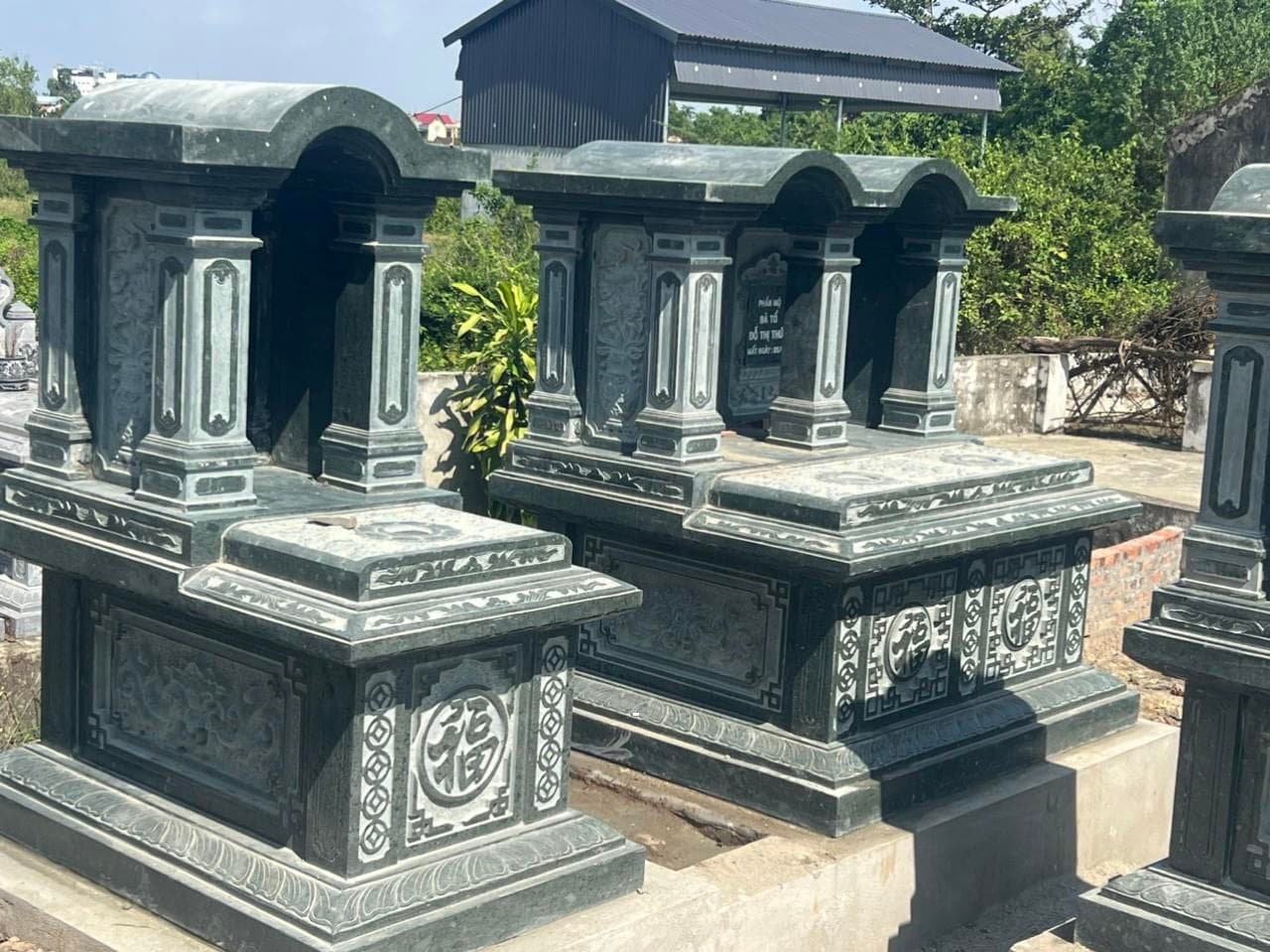 mộ vòm đá xanh rêu MV 355 - Lăng Mộ Đá Trường Thành