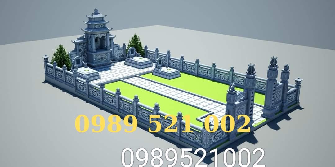 Phối cảnh 3d khu lăng mộ - Lăng Mộ Đá Trường Thành