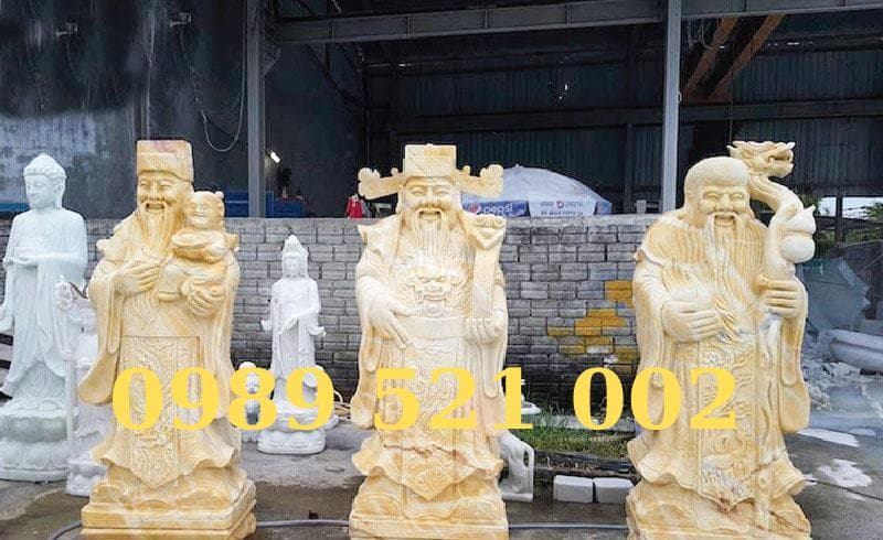 Tượng đá " Phúc - Lộc - Thọ " - Lăng Mộ Đá Trường Thành